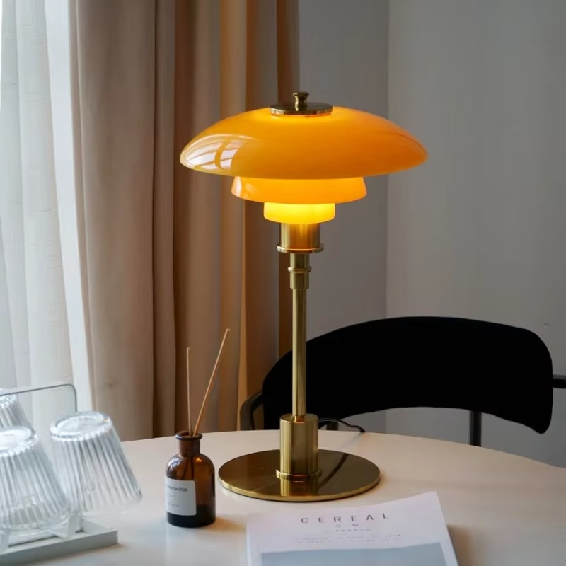 Contemporary Danish Table Lamp - Warm LED Ambient Light