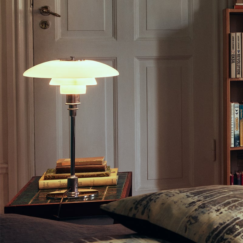Contemporary Danish Table Lamp - Warm LED Ambient Light