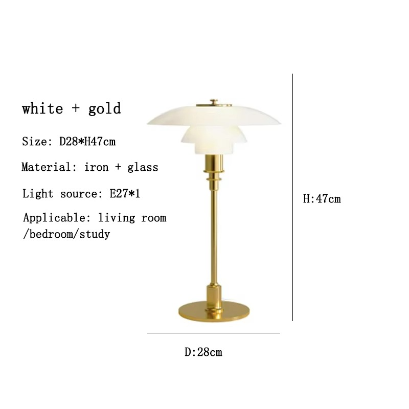 Contemporary Danish Table Lamp - Warm LED Ambient Light