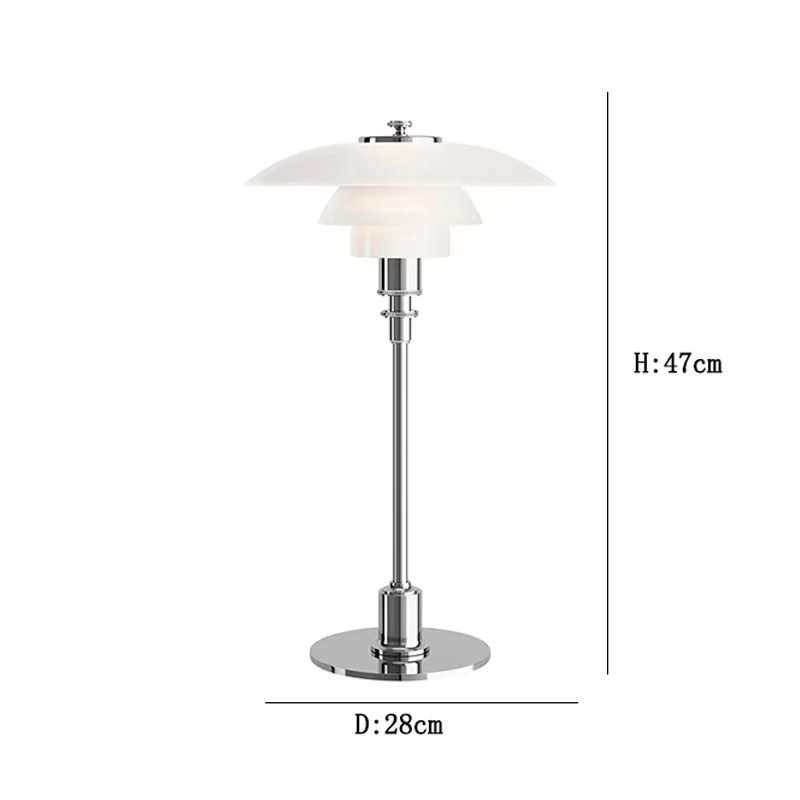 Contemporary Danish Table Lamp - Warm LED Ambient Light