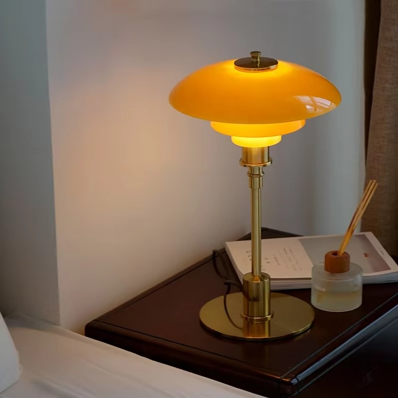 Contemporary Danish Table Lamp - Warm LED Ambient Light