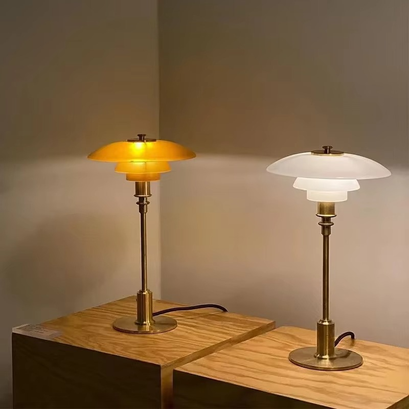 Contemporary Danish Table Lamp - Warm LED Ambient Light