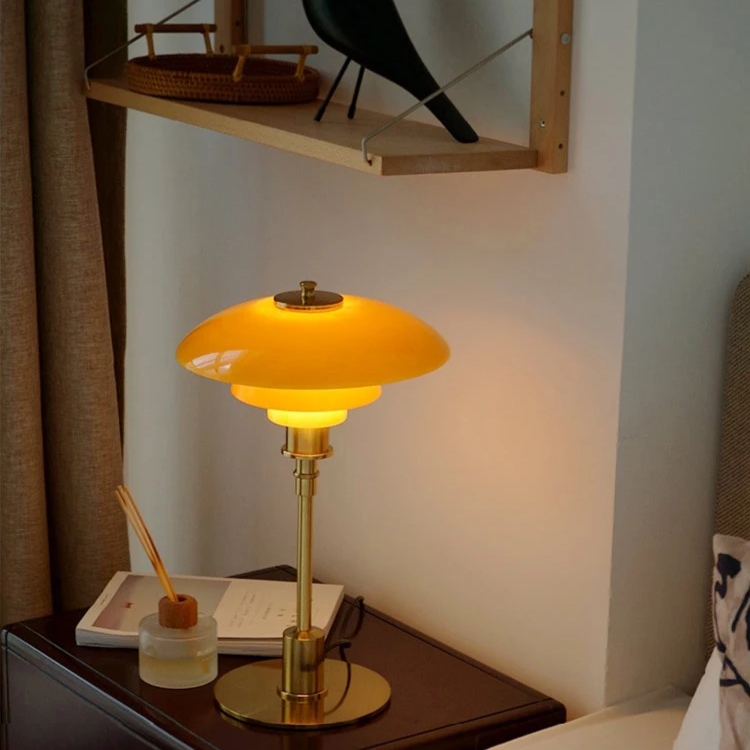 Contemporary Danish Table Lamp - Warm LED Ambient Light