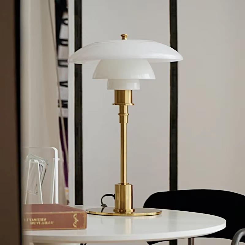 Contemporary Danish Table Lamp - Warm LED Ambient Light