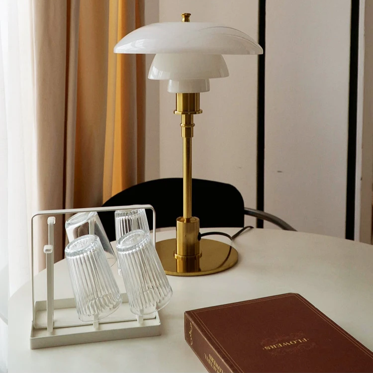 Contemporary Danish Table Lamp - Warm LED Ambient Light