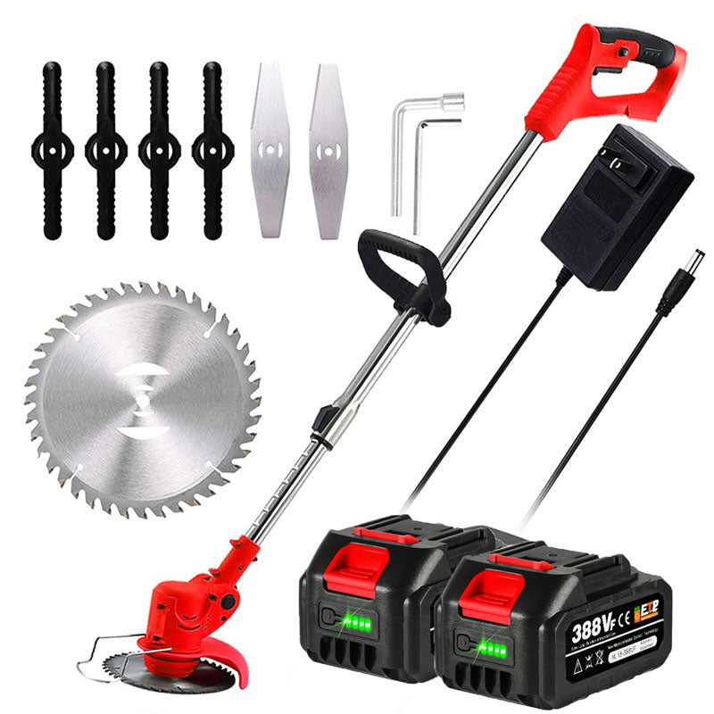Cordless Electric Grass Trimmer for Effortless Garden Care