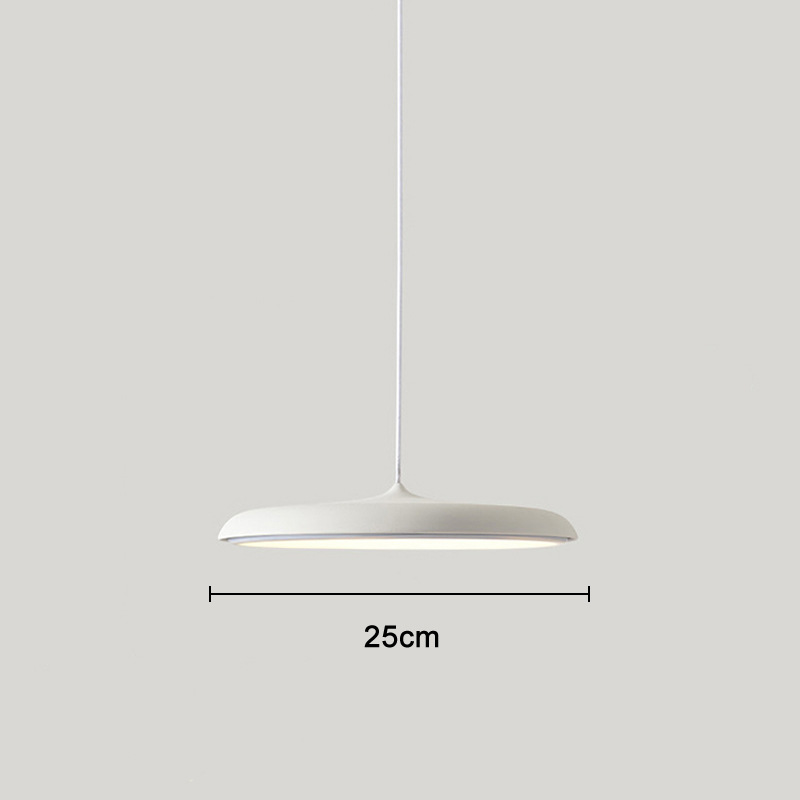 Scandinavian LED Pendant Light - Metal & Acrylic Design
