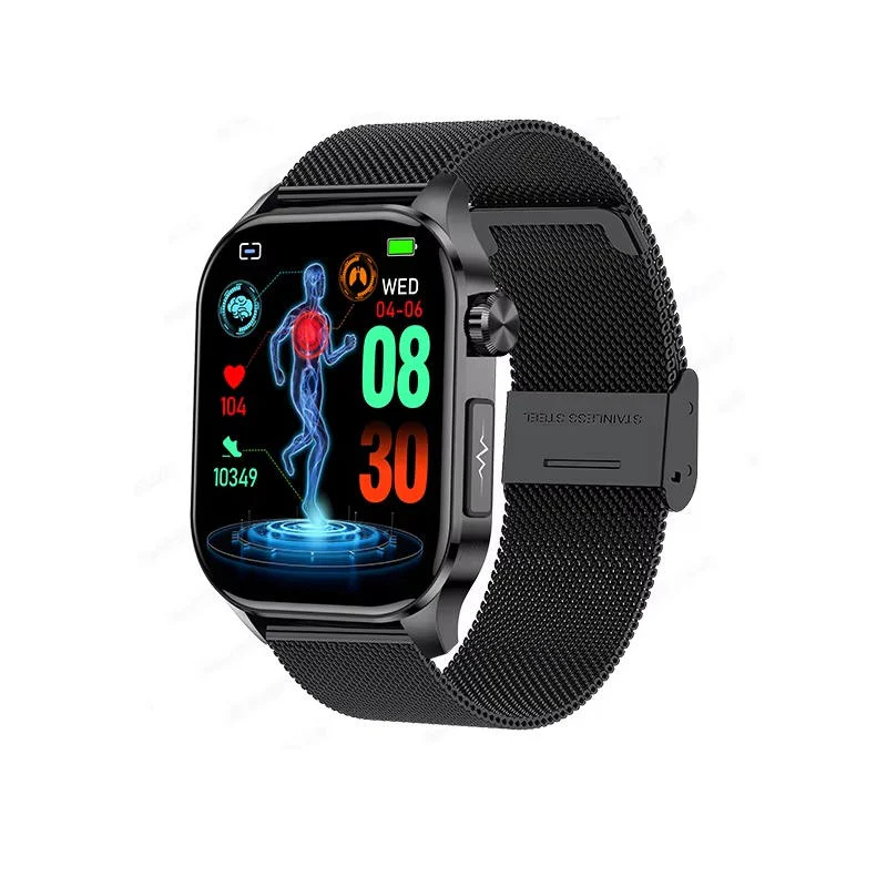 Senior Smartwatch with Heart Rate, SpO2 & Alert Feature
