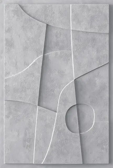 Minimalist Abstract 3D Geometric Canvas Wall Art
