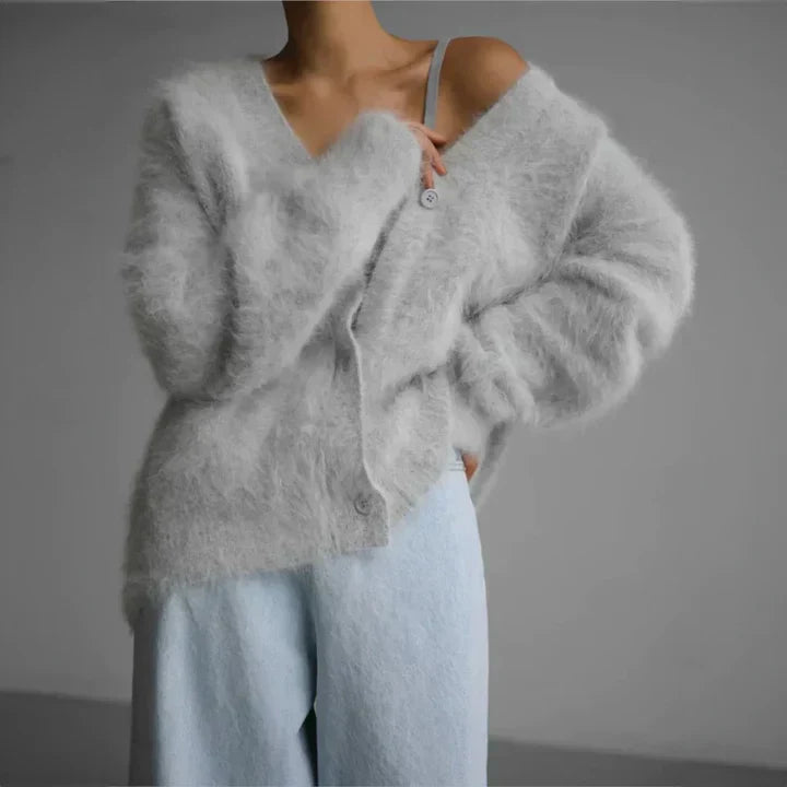 Women's Cashmere-Feel Cardigan - Ultimate Softness & Comfort