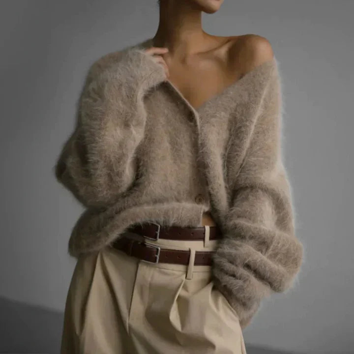 Women's Cashmere-Feel Cardigan - Ultimate Softness & Comfort