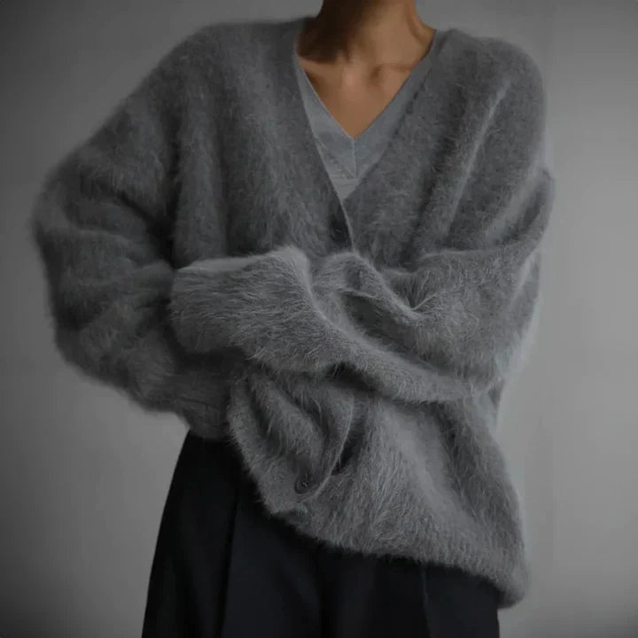 Women's Cashmere-Feel Cardigan - Ultimate Softness & Comfort