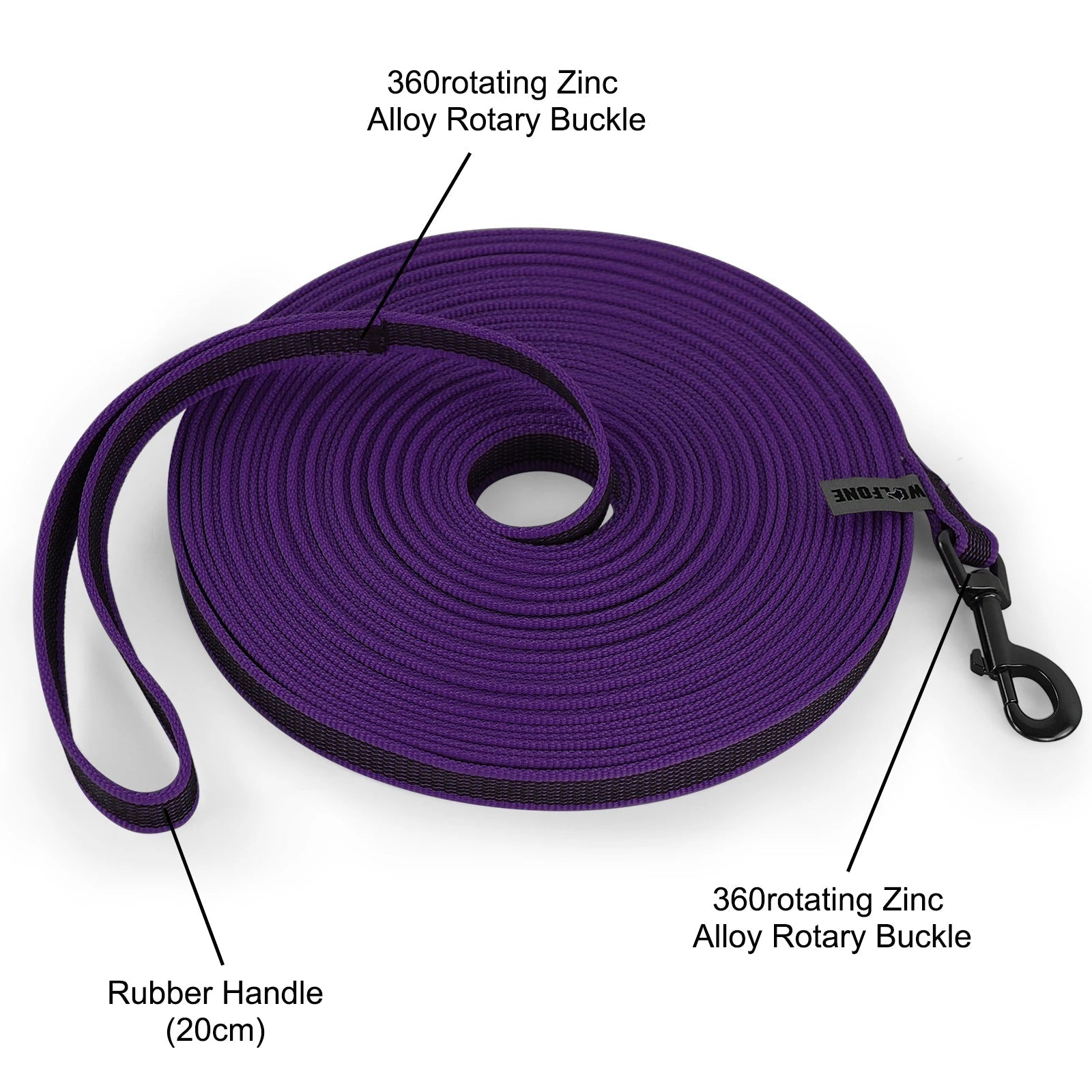 Extra Long Waterproof Dog Lead with Comfy Handle