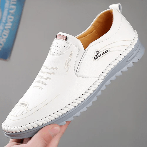 Orthopedic-Style Comfort Loafers, Premium Leather