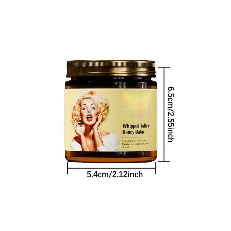 Beef Tallow and Manuka Honey Balm, Natural Skin Balm