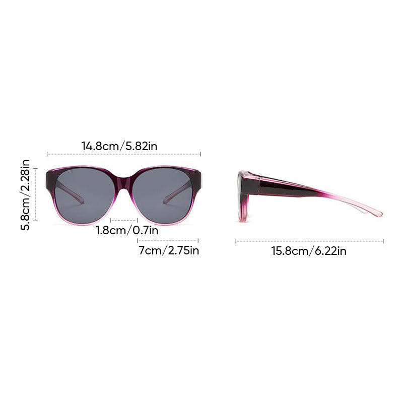 Polarised Fit-Over Sunglasses for Prescription Glasses Wearers