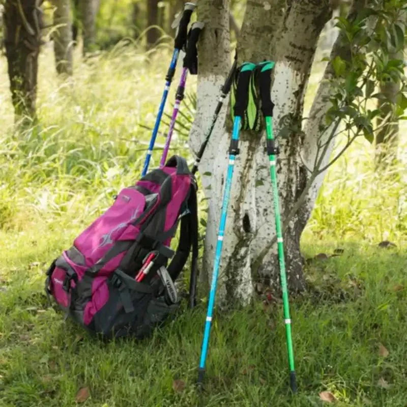 Foldable Aluminum Trekking Pole for Hiking & Trails