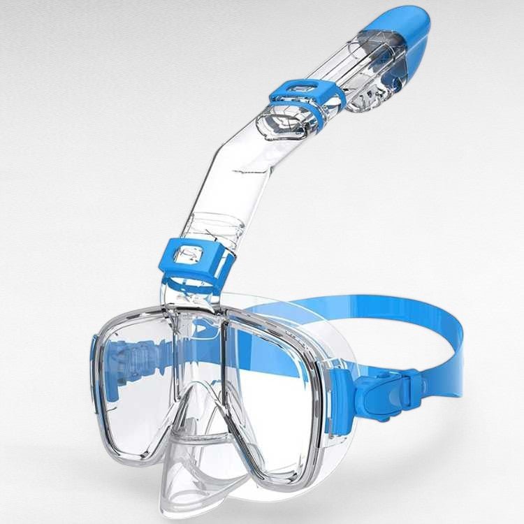 Foldable Full-Face Snorkel Mask with 180° Panoramic View