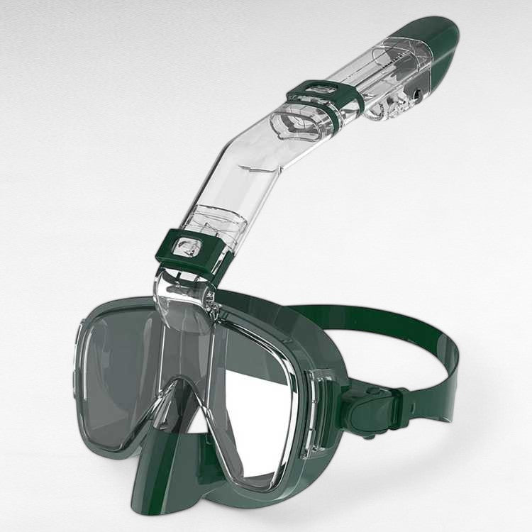 Foldable Full-Face Snorkel Mask with 180° Panoramic View