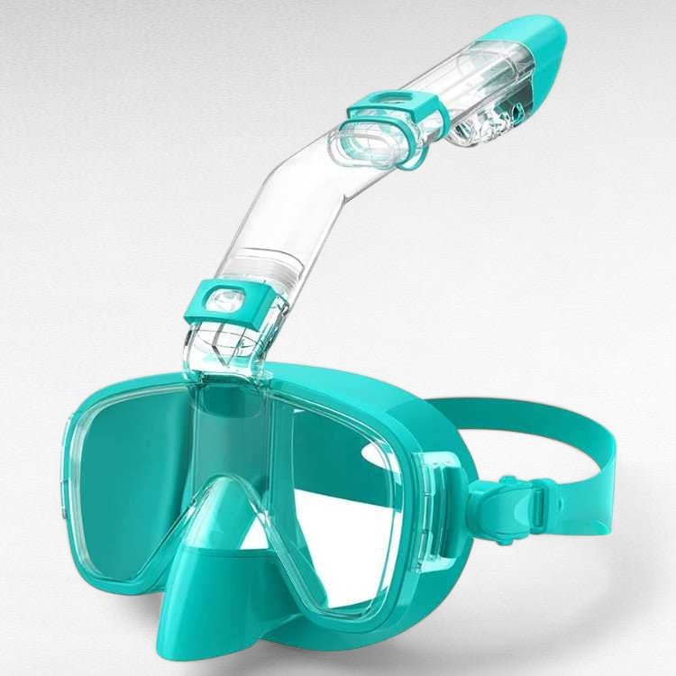 Foldable Full-Face Snorkel Mask with 180° Panoramic View