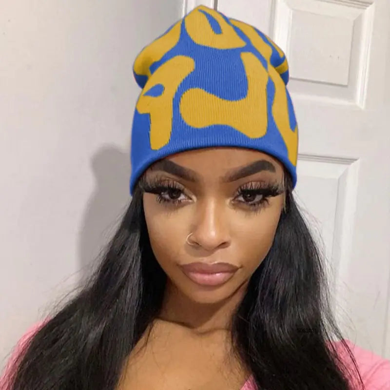 Y2K-Style Knit Beanie for Men and Women