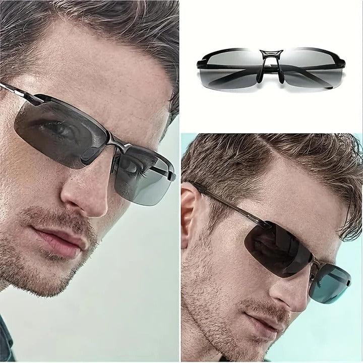Polarized Photochromic Sunglasses with Auto Light Adjustment