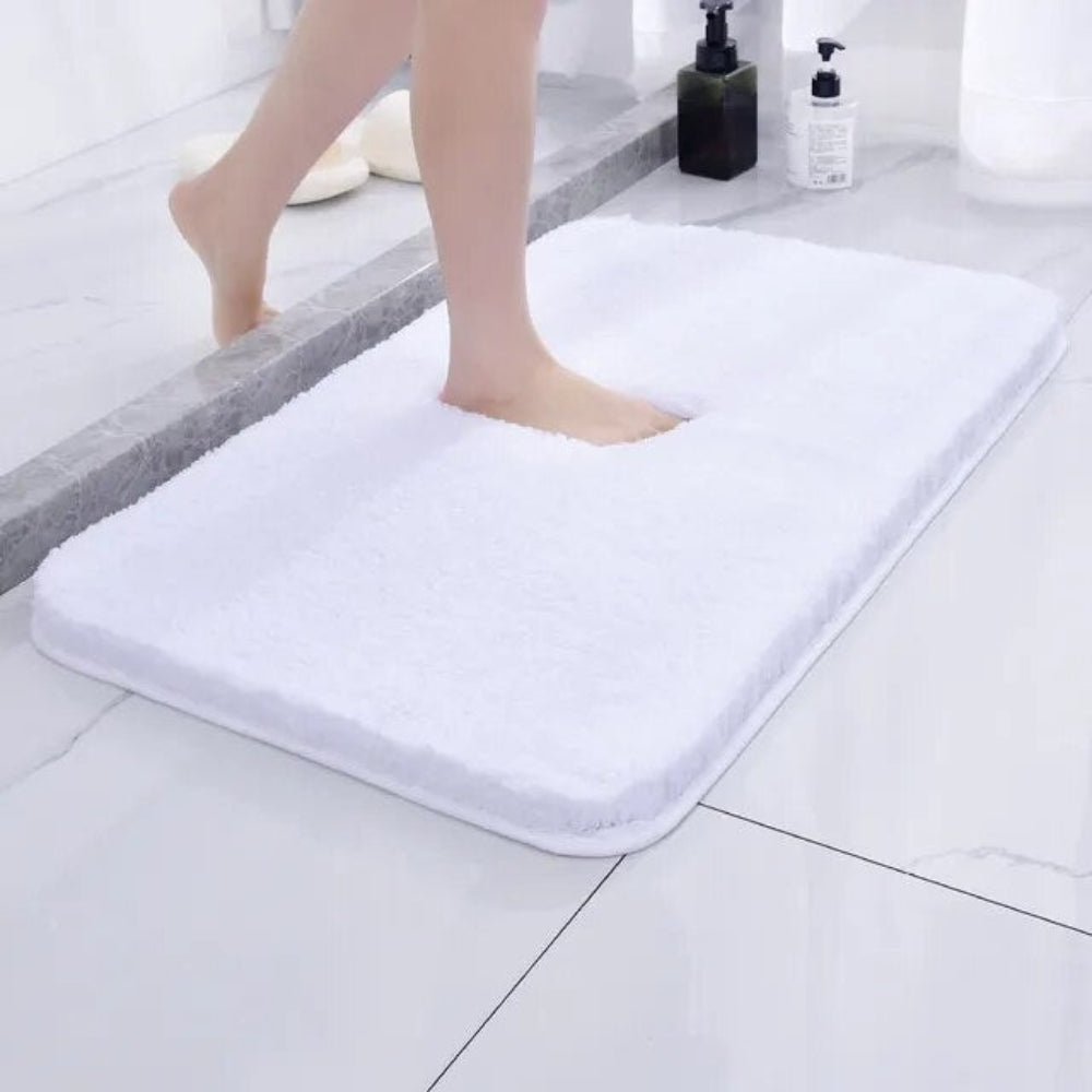 Fur & Plush Bath Rug - Ultra-Soft Absorbent Mat