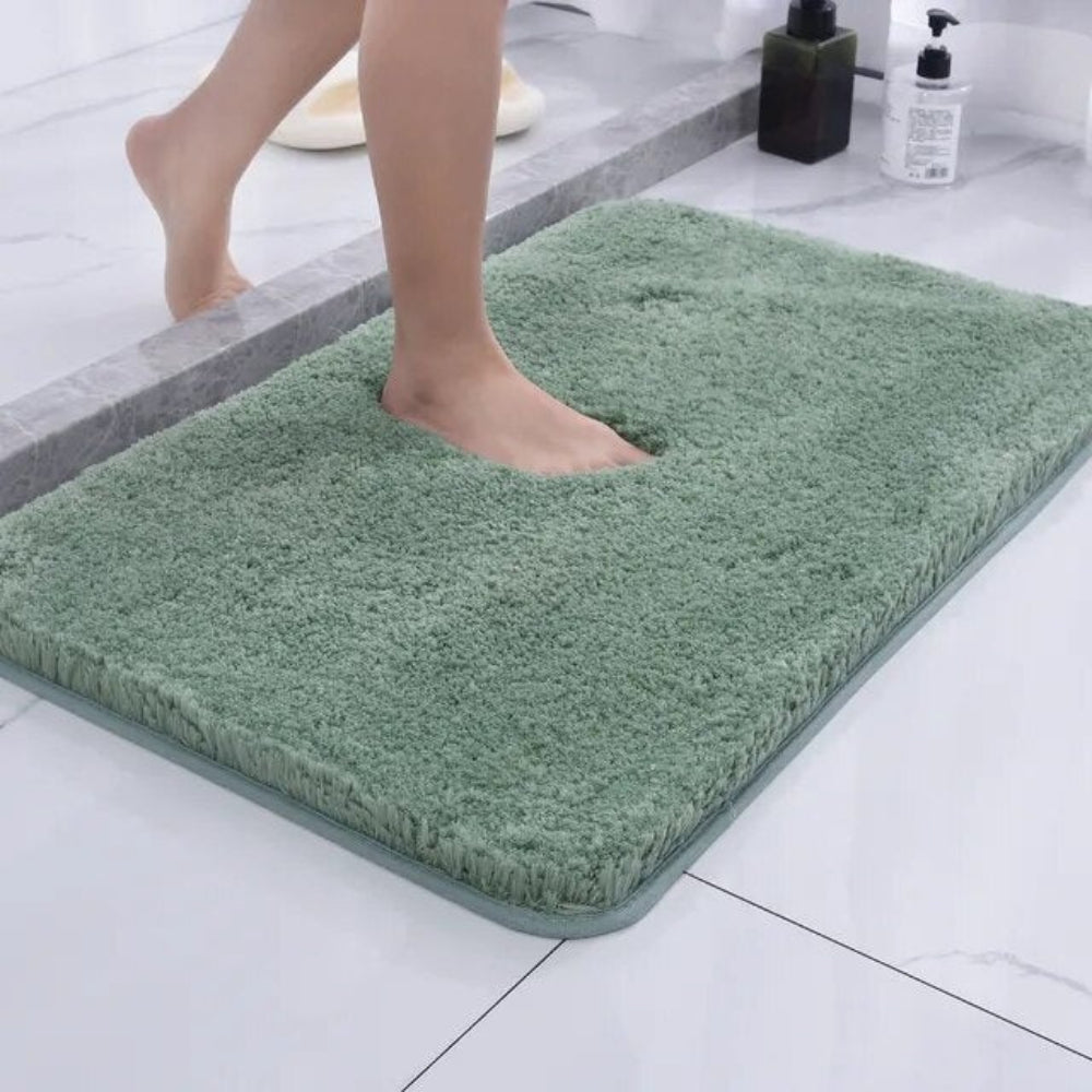 Fur & Plush Bath Rug - Ultra-Soft Absorbent Mat