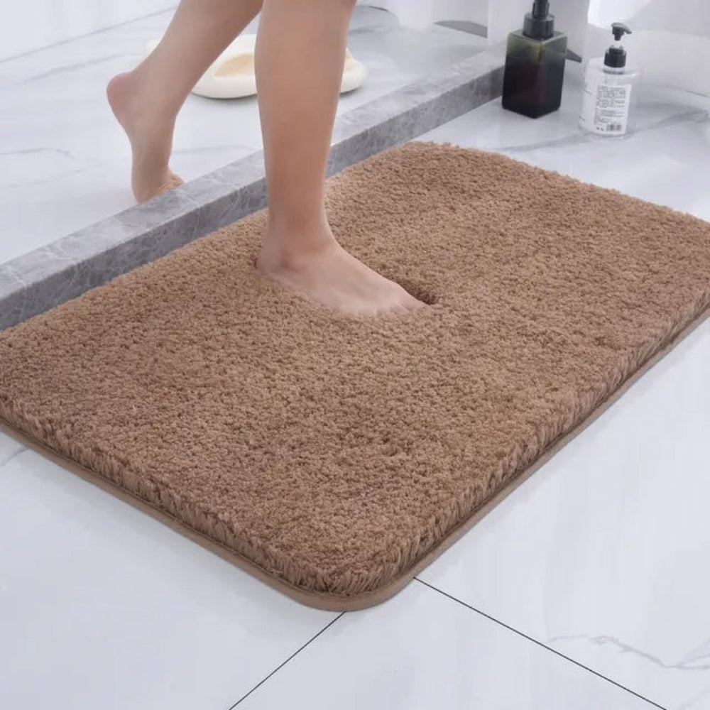 Fur & Plush Bath Rug - Ultra-Soft Absorbent Mat