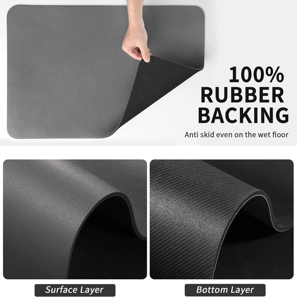 Quick-Dry Kitchen Dish Mat - Absorbent Diatomite