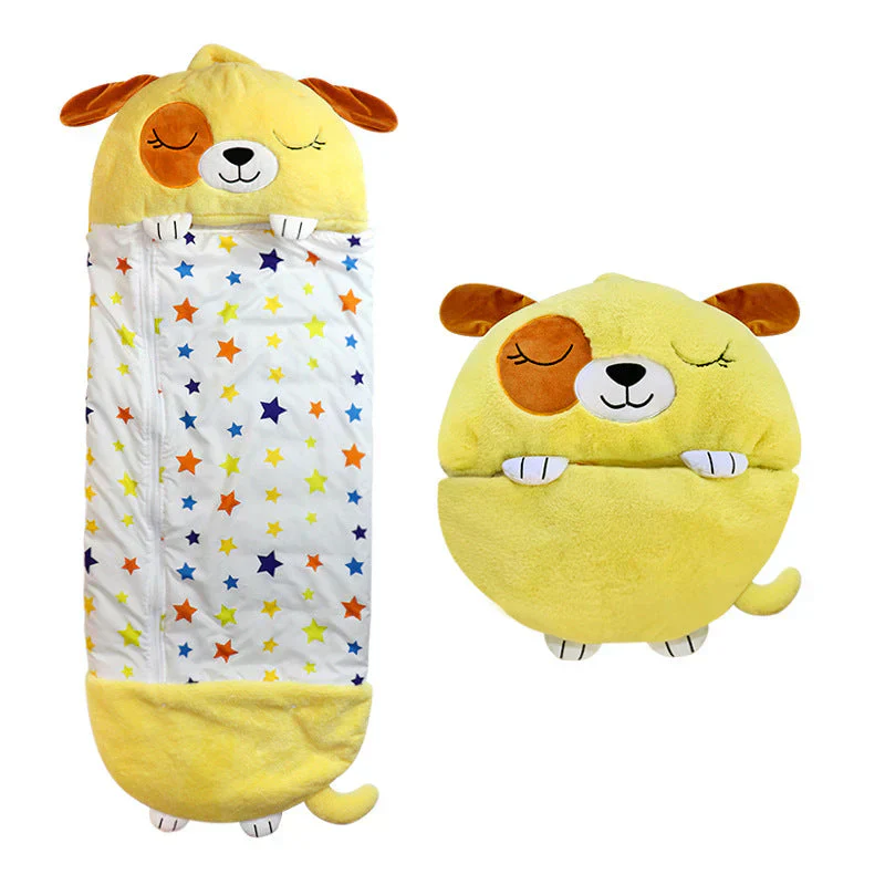 Kids' 2-in-1 Sleeping Bag & Cuddle Toy - SleepyBuddy