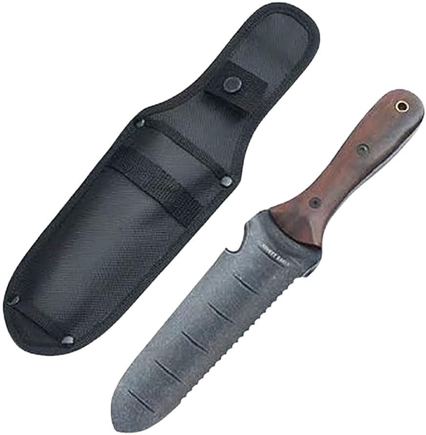 Hori Hori Garden Tool - Stainless Steel Blade, Walnut Handle