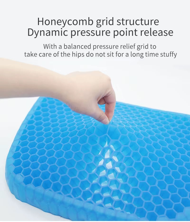 Orthopedic Gel Seat Cushion - Tailbone & Back Support