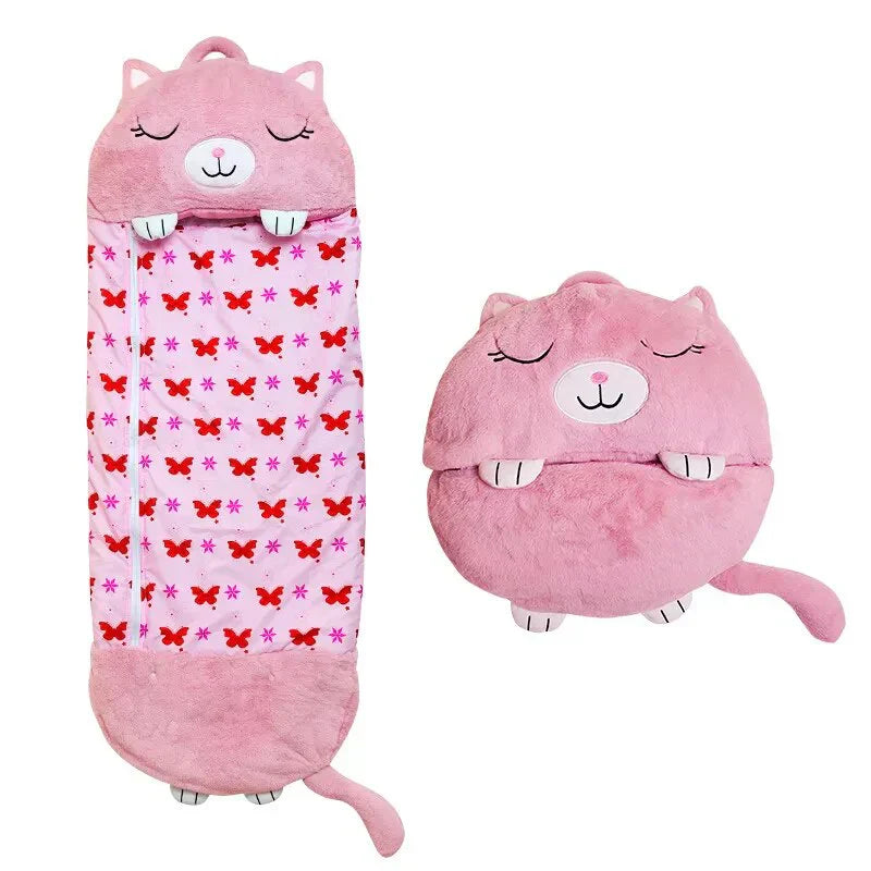 Kids' 2-in-1 Sleeping Bag & Cuddle Toy - SleepyBuddy
