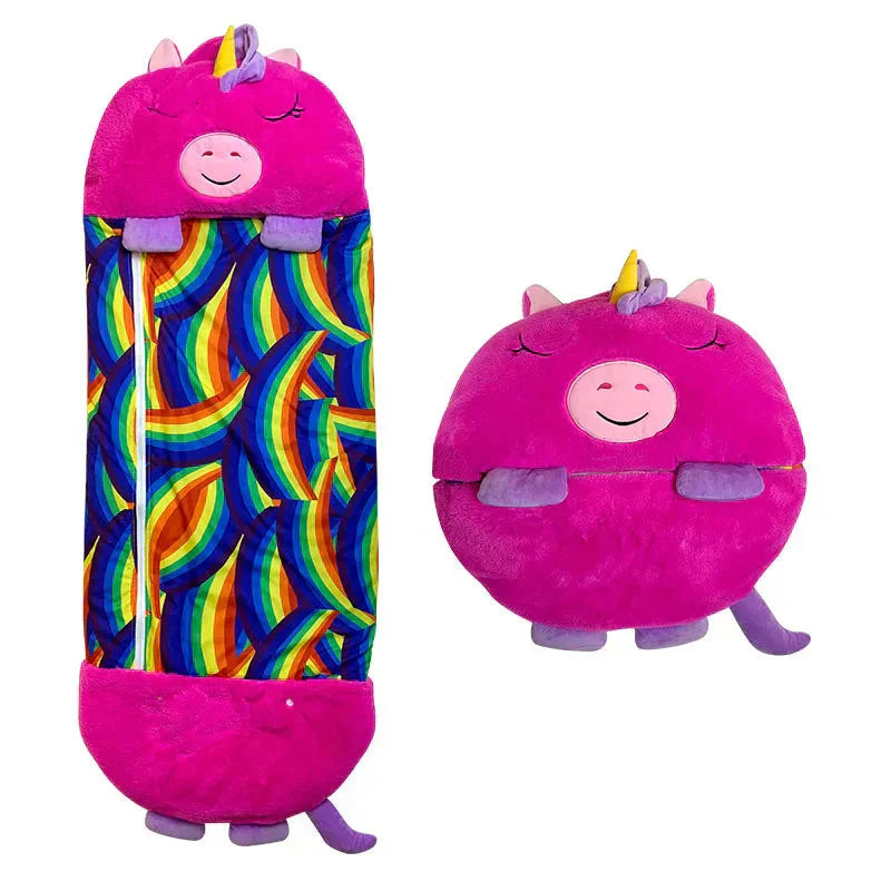 Kids' 2-in-1 Sleeping Bag & Cuddle Toy - SleepyBuddy