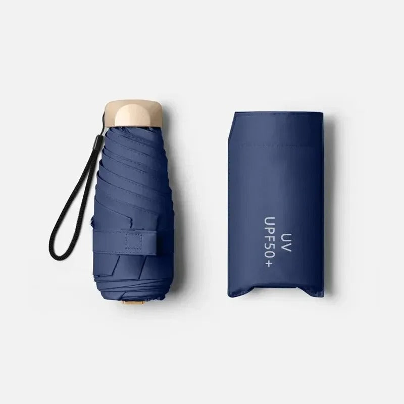 Foldable Mini Umbrella – Compact, UV Protection & Wind-Resistant