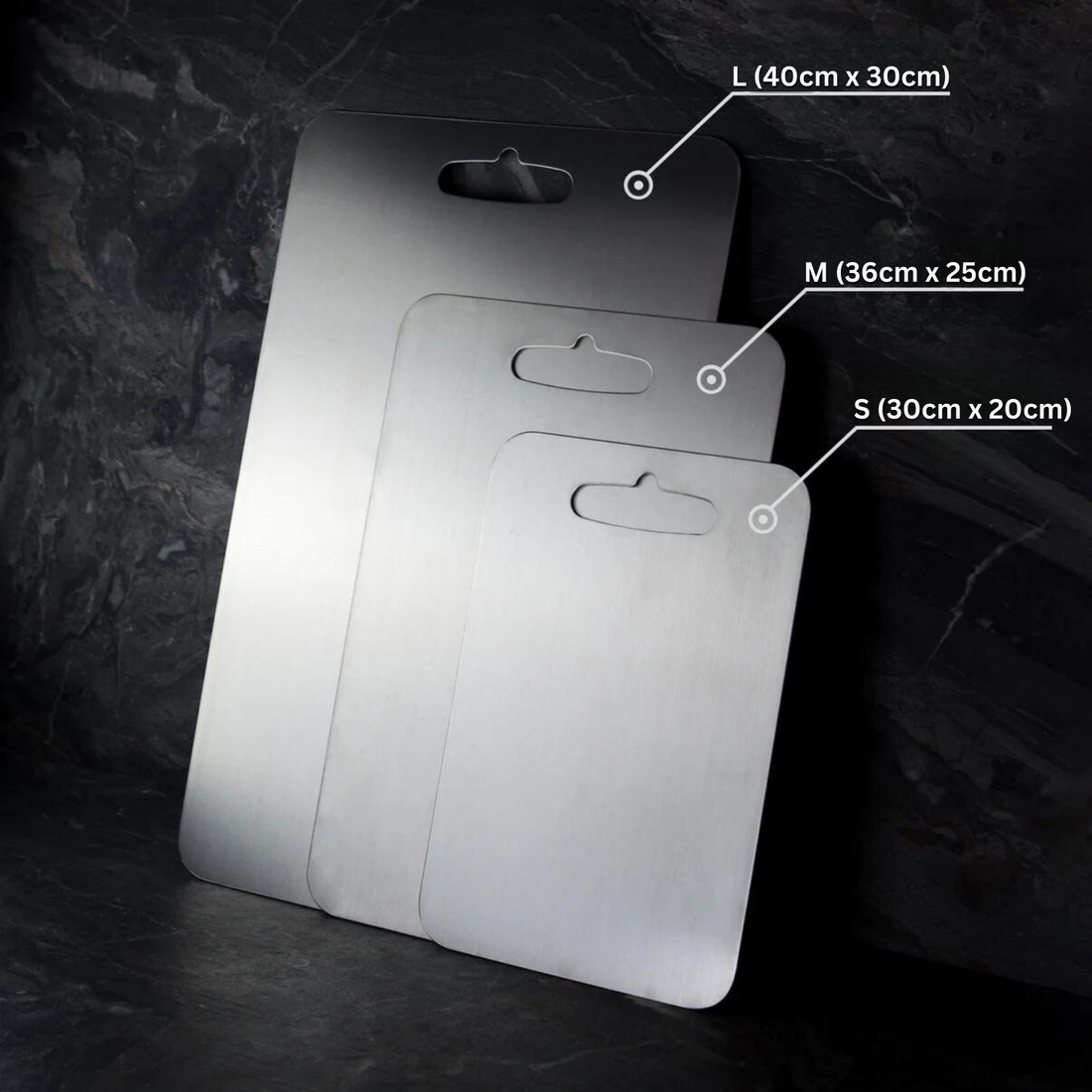 Medical-Grade Titanium Cutting Board - Non-Porous Surface