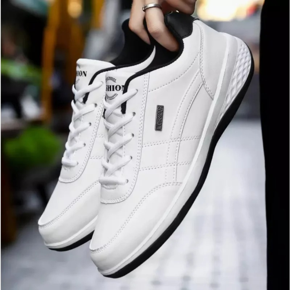 Men's Orthopedic Leather Sneakers for Comfort & Style