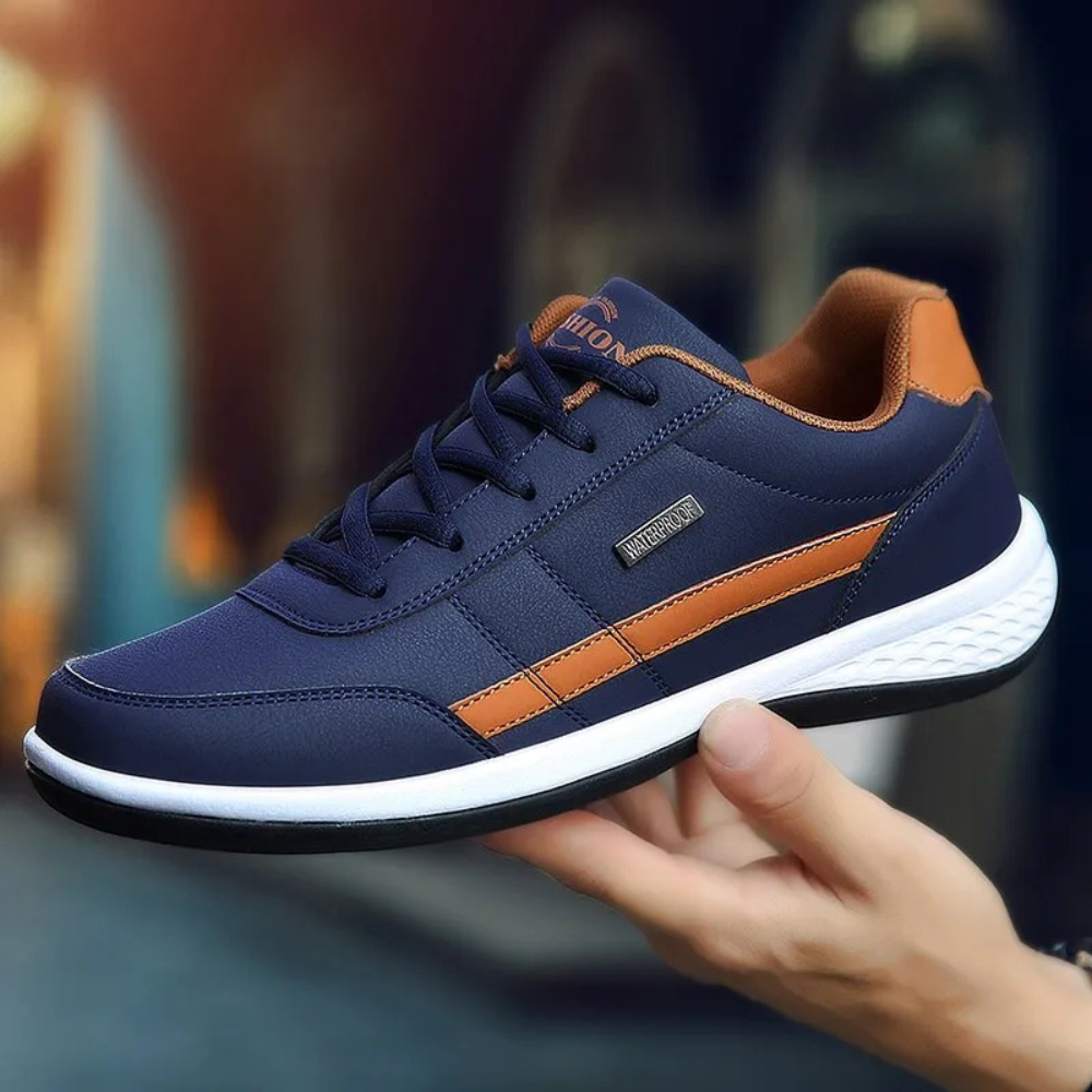 Men's Orthopedic Leather Sneakers for Comfort & Style