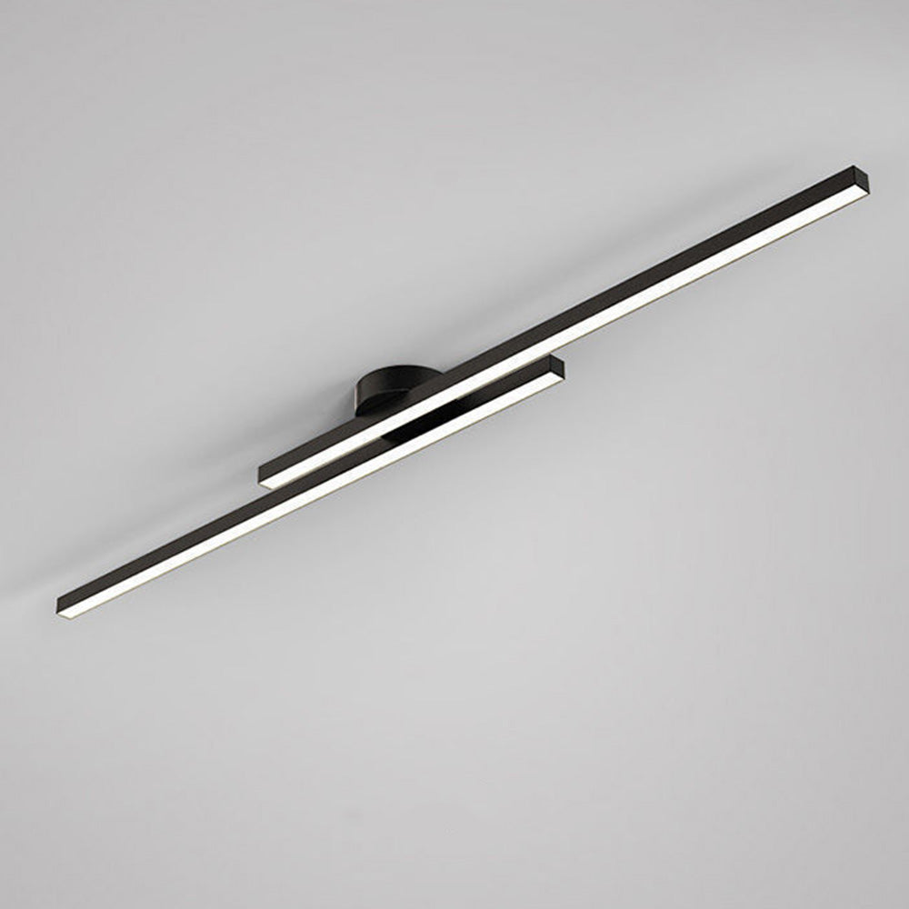 Modern Aluminium LED Semi-Flush Ceiling Light
