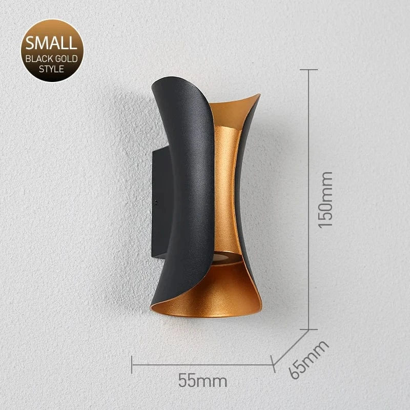 Waterproof LED Wall Light - Modern Indoor/Outdoor Design