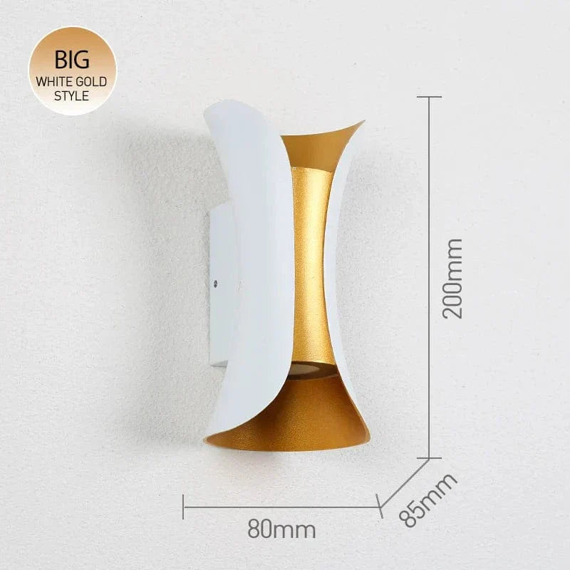 Waterproof LED Wall Light - Modern Indoor/Outdoor Design
