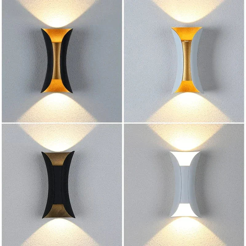 Waterproof LED Wall Light - Modern Indoor/Outdoor Design