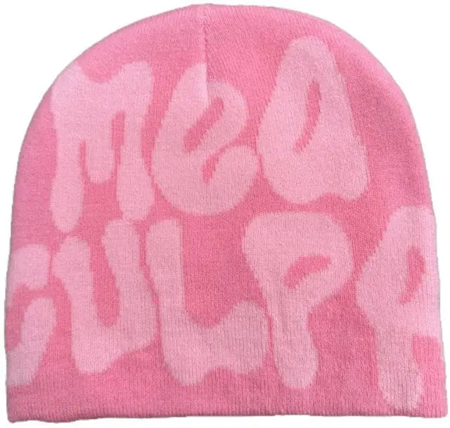 Y2K-Style Knit Beanie for Men and Women