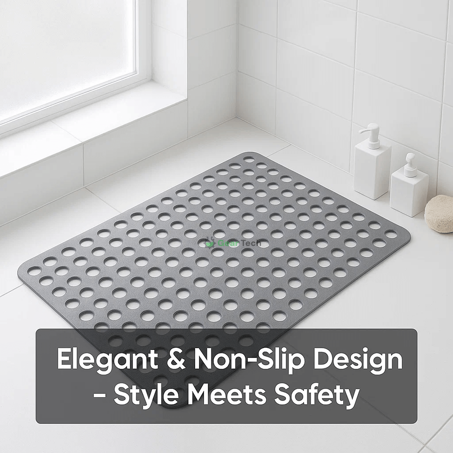 Non-Slip Shower Mat for Safe Bathroom Comfort