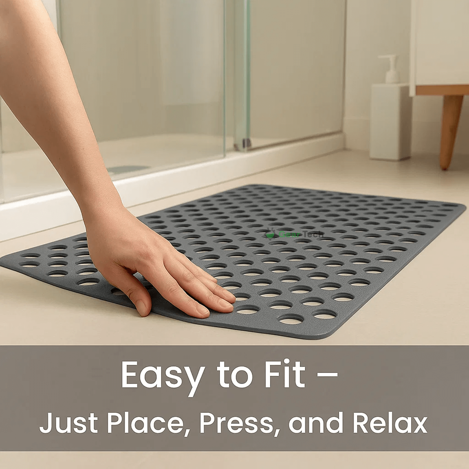 Non-Slip Shower Mat for Safe Bathroom Comfort
