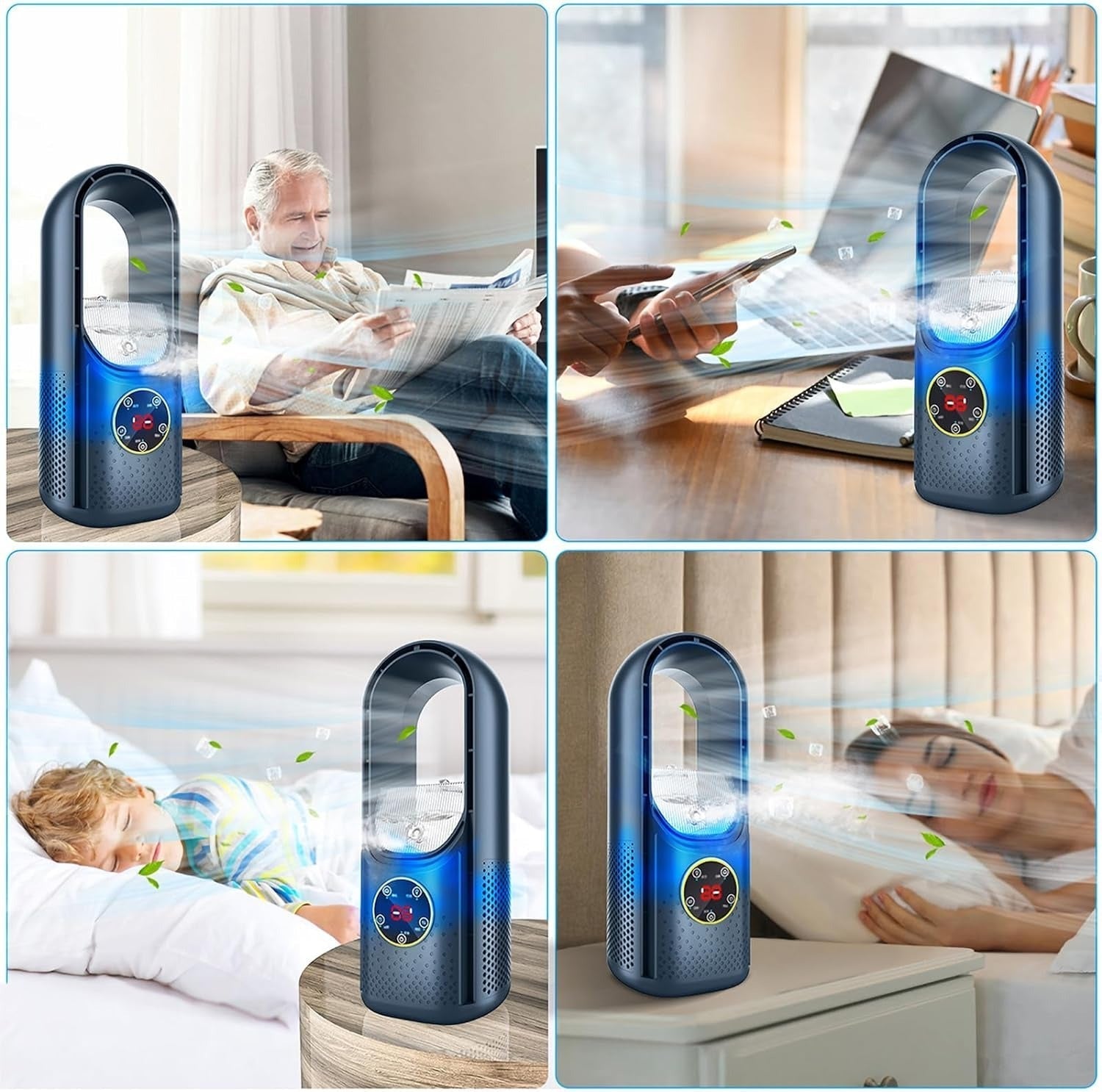 Portable Blade-Free Silent Air Conditioner