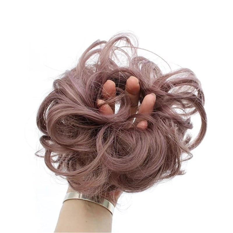Messy Bun Faux Hair Scrunchie – Instant Updo