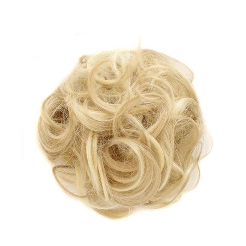 Messy Bun Faux Hair Scrunchie – Instant Updo