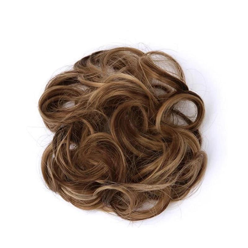 Messy Bun Faux Hair Scrunchie – Instant Updo